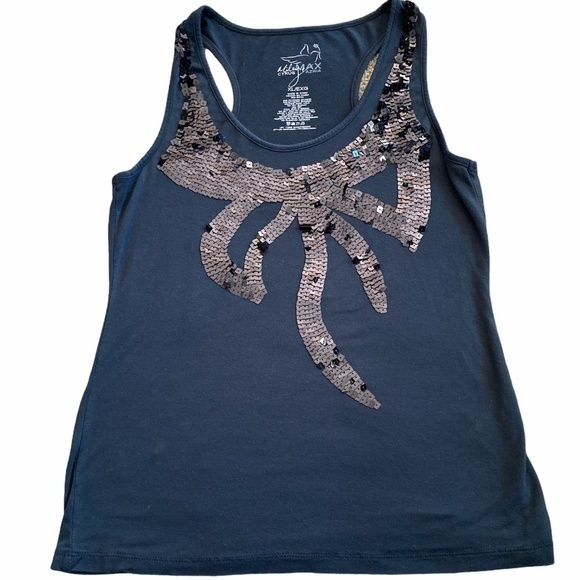 Miley Cyrus Max Azria Sequin‎ Tank Top Size: XL - Picture 1 of 5